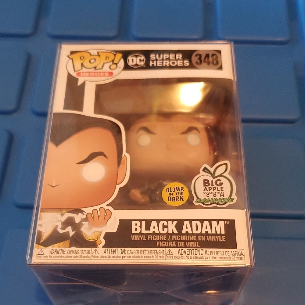 Dc Super Heros Black Adam #348 Funko Pop Big Apple Collectibles Exclusive